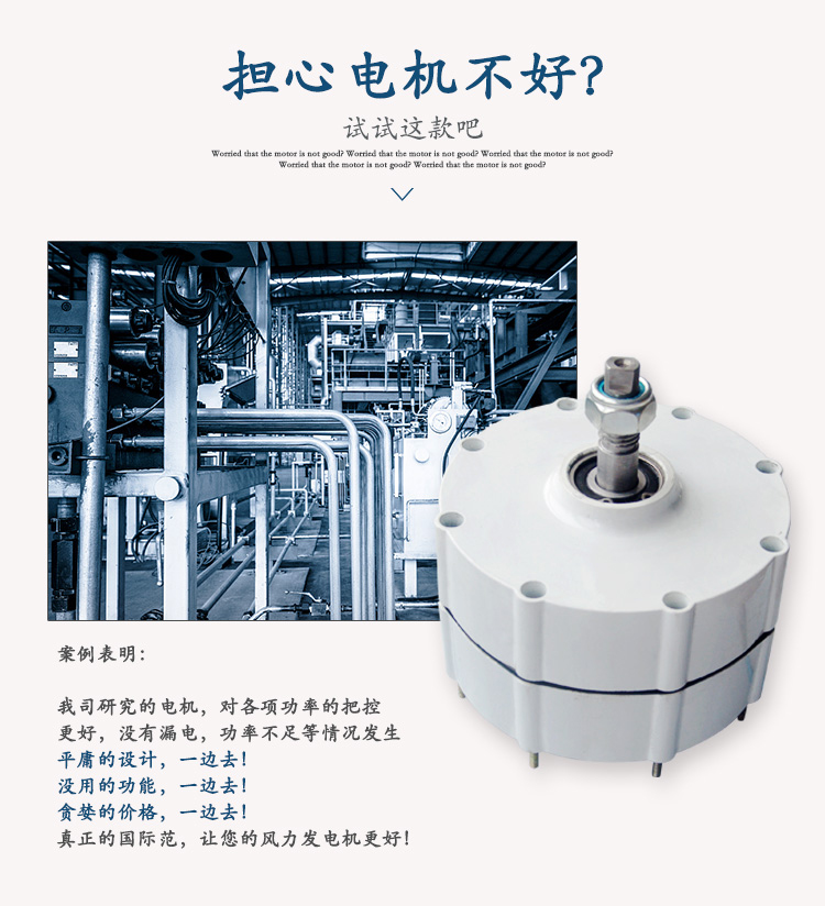 300-600W永磁发电机