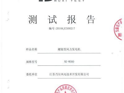 300V螺旋形风力发电机